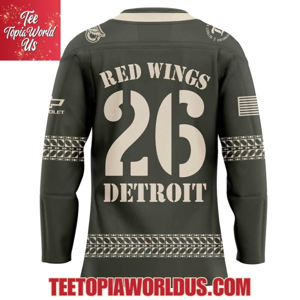 Detroit Red Wings Military Appreciation 2025 Jersey
