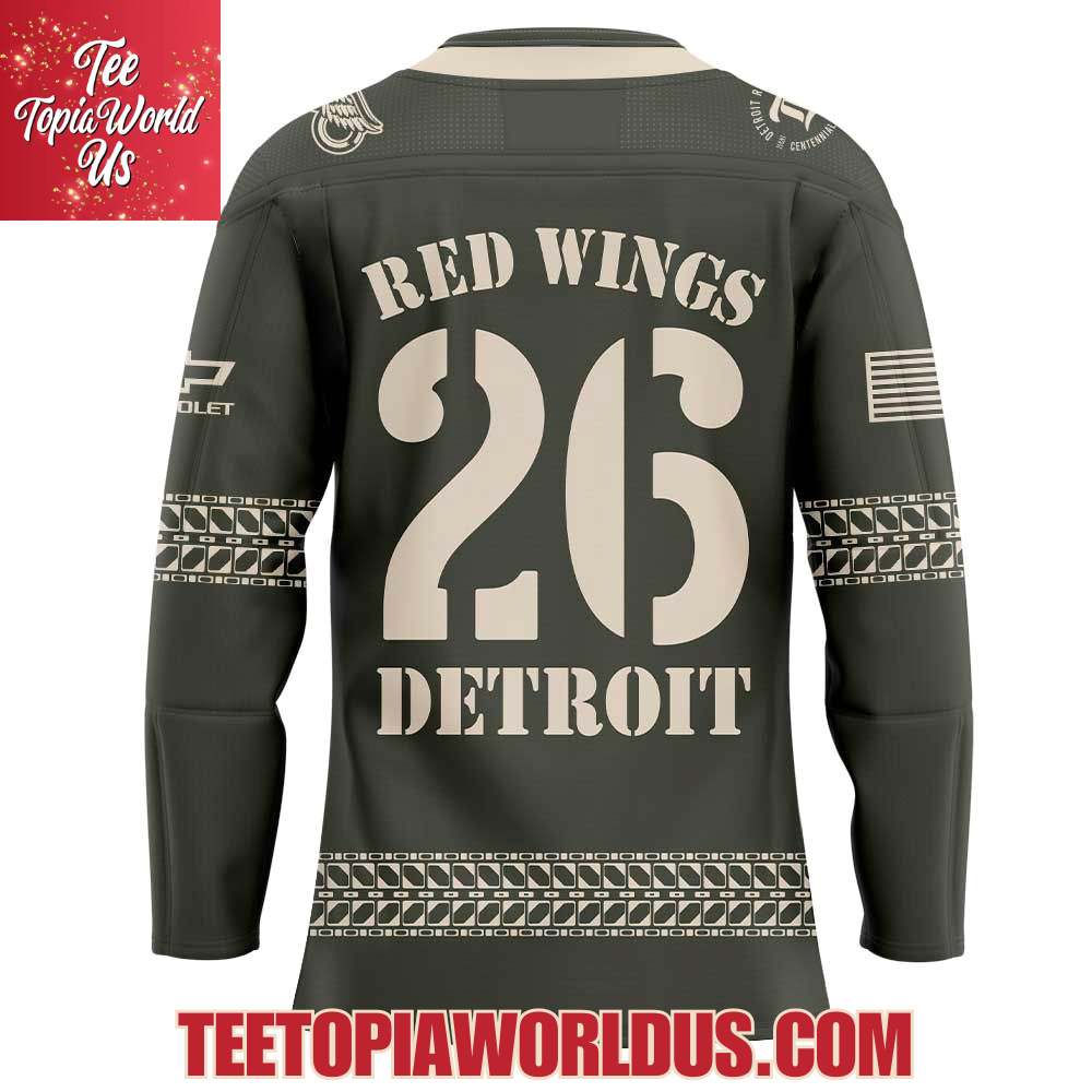 Detroit Red Wings Military Appreciation 2025 Jersey Detroit Red Wings Military Appreciation 2025 Jersey
