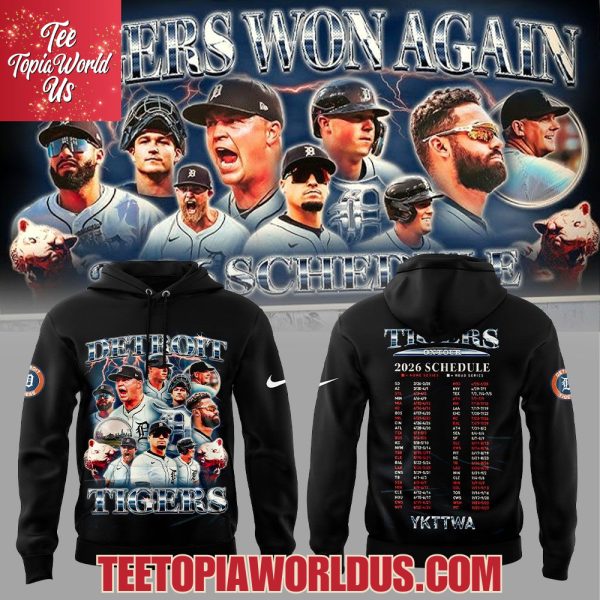 Detroit Tigers 2026 Fight Schedule T-Shirt, Hoodie
