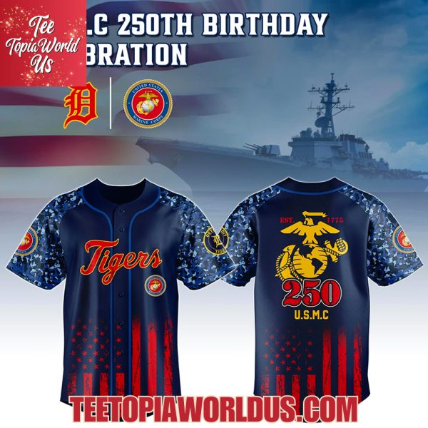 Detroit Tigers x U.S.M.C 250th Birthday Jersey