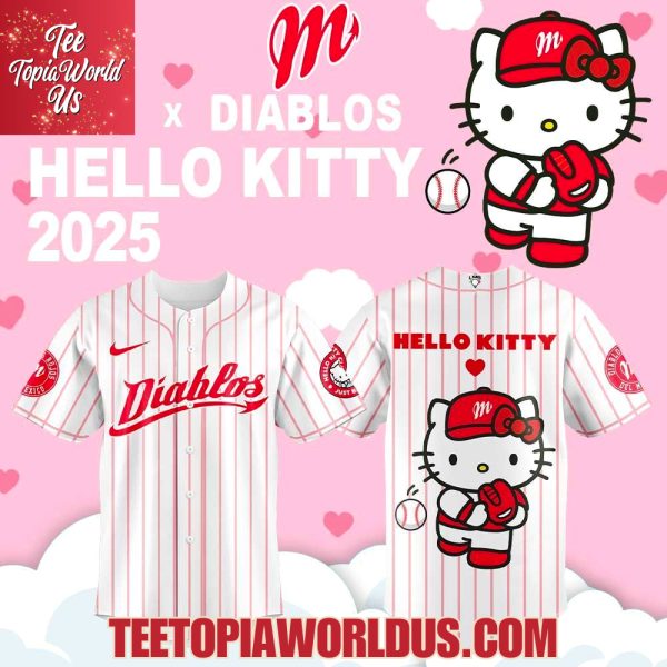 Diablos Rojos x Hello Kitty 2025 Jersey