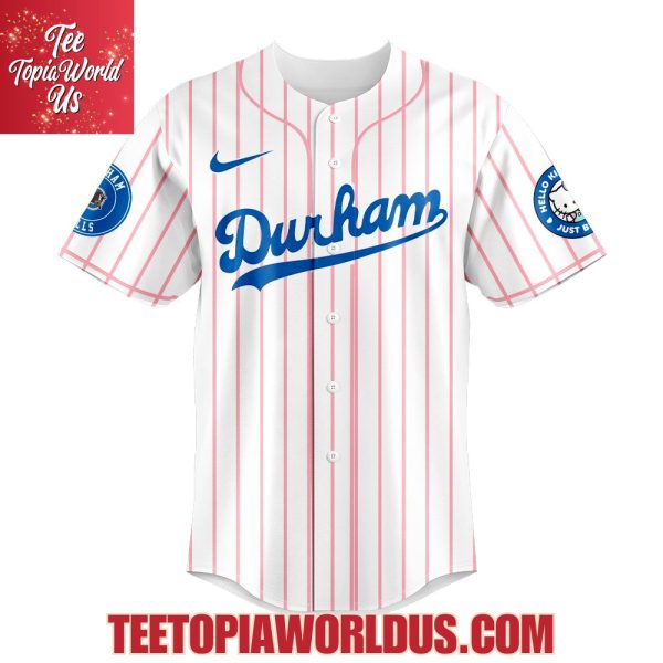Durham Bulls x Hello Kitty 2025 Jersey