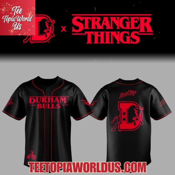 Durham Bulls x Stranger Things Night Jersey