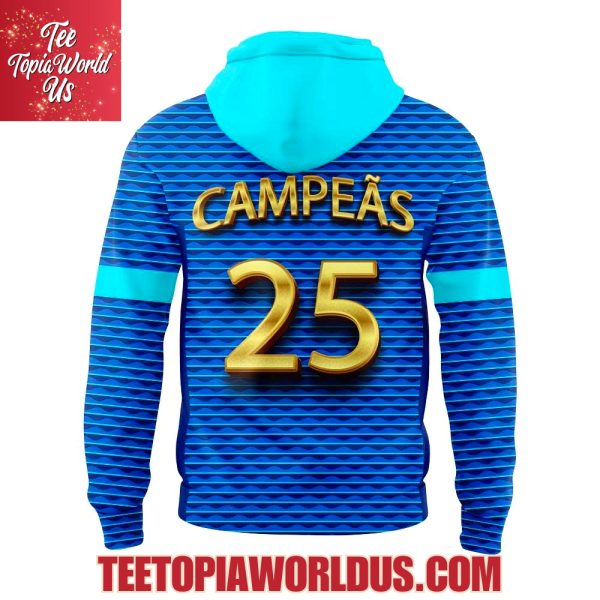 Edição Limitada Seleção Feminina de Futebol BRASIL CAMPEÃO DA AMÉRICA 25 Shirt