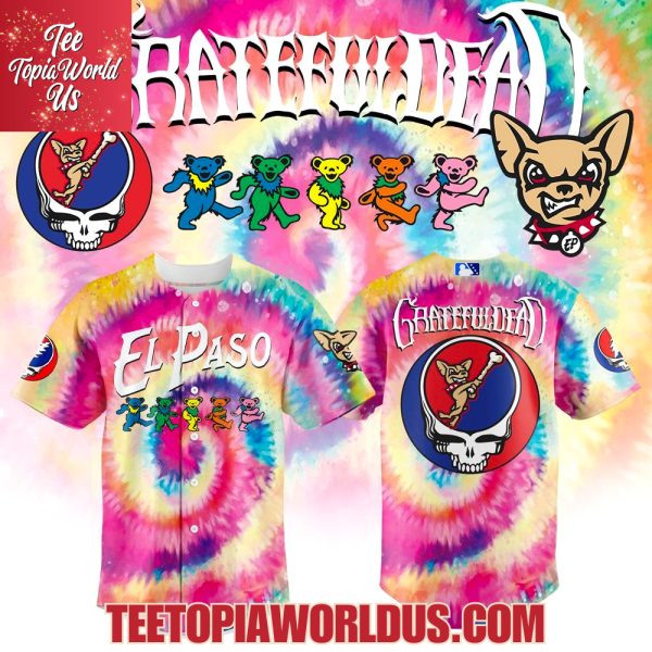 El Paso Chihuahuas x Grateful Dead Baseball Jersey