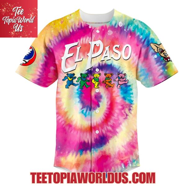 El Paso Chihuahuas x Grateful Dead Baseball Jersey