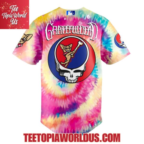 El Paso Chihuahuas x Grateful Dead Baseball Jersey