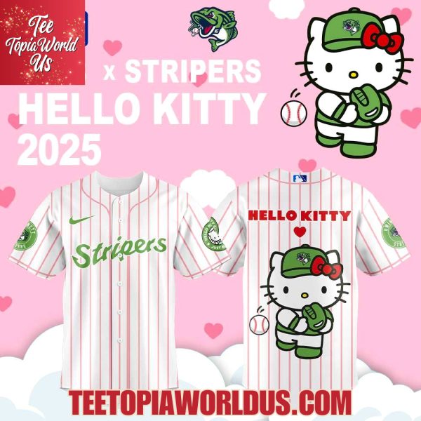 Gwinnett Stripers x Hello Kitty 2025 Jersey