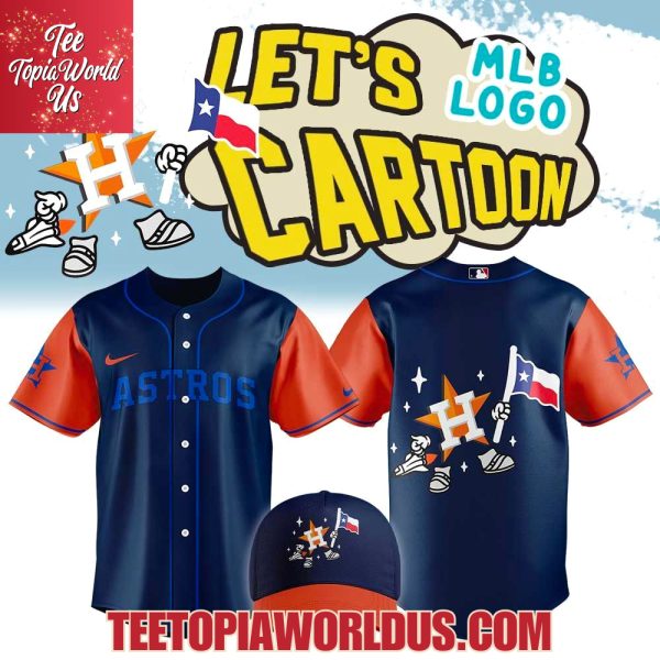 Houston Astros Let’s Cartoon Logo Collection Jersey