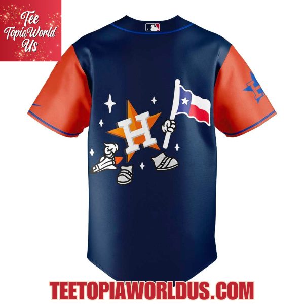 Houston Astros Let’s Cartoon Logo Collection Jersey