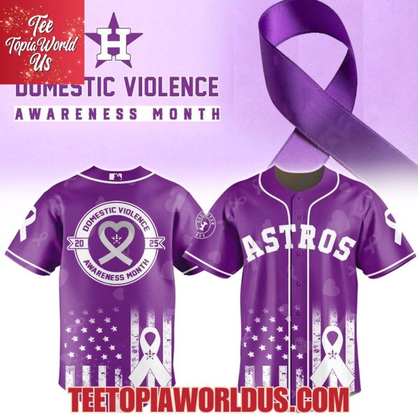 Houston Astros x Domestic Violence Awareness Month 2025 Jersey