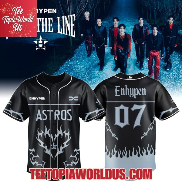 Houston Astros x Enhypen Walk The Line Tour 2025 Jersey