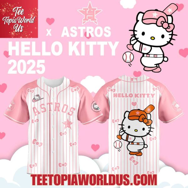 Houston Astros x Hello Kitty 2025 Jersey