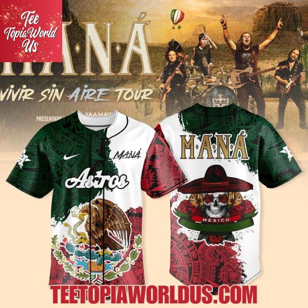 Houston Astros x MANÁ – Vivir Sin Aire Tour 2025 Jersey