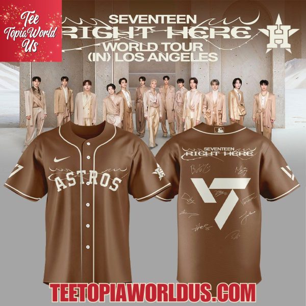 Houston Astros x Seventeen Right Here World Tour Jersey