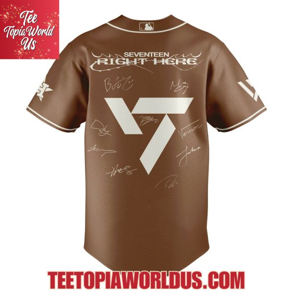 Houston Astros x Seventeen Right Here World Tour Jersey