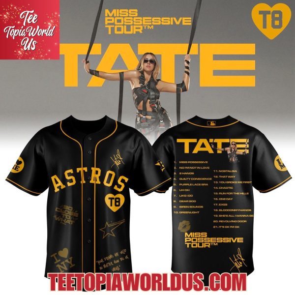 Houston Astros x Tate McRae’s “Miss Possessive Tour” 2025 Jersey