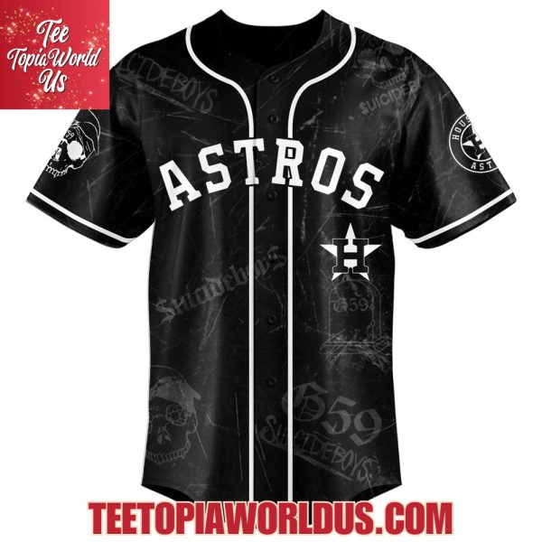 Houston Astros x $uicideboy$ Grey Day Tour 2025 Jersey