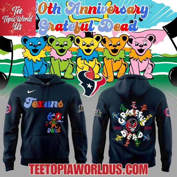 Houston Texans 60th Anniversary Grateful Dead Hoodie