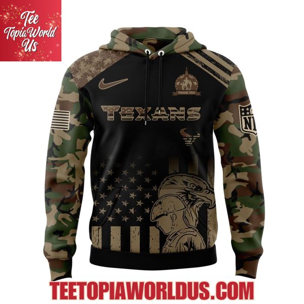 Houston Texans Military Appreciation 2025 Hoodie