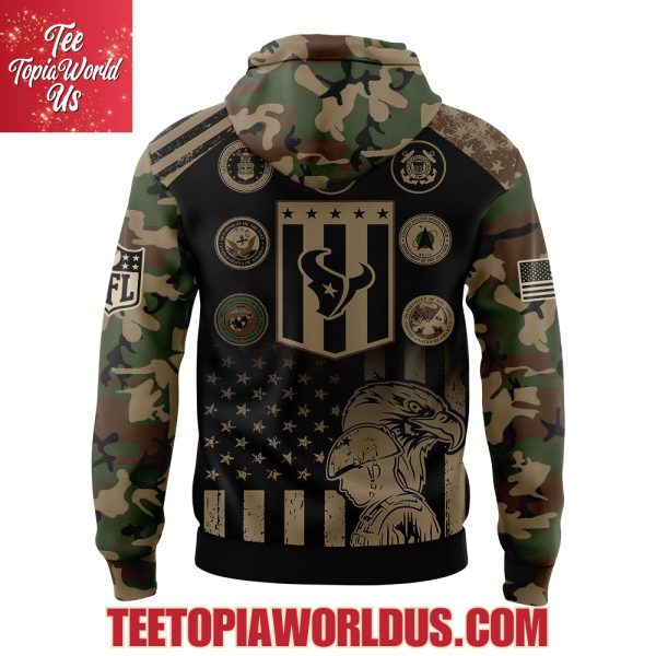 Houston Texans Military Appreciation 2025 Hoodie