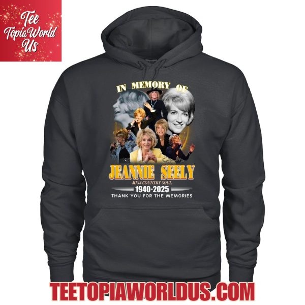 In Memory Of Jeannie Seely 1940-2025 Thank You For The Memories T-Shirt