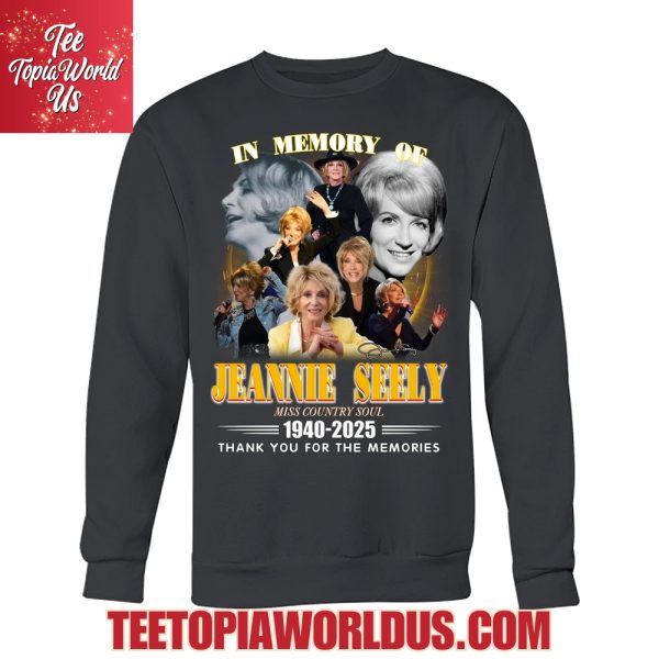 In Memory Of Jeannie Seely 1940-2025 Thank You For The Memories T-Shirt