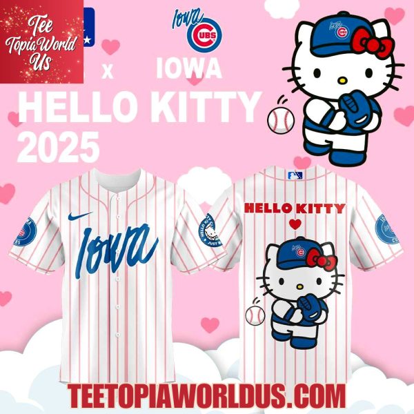 Iowa Cubs x Hello Kitty 2025 Jersey