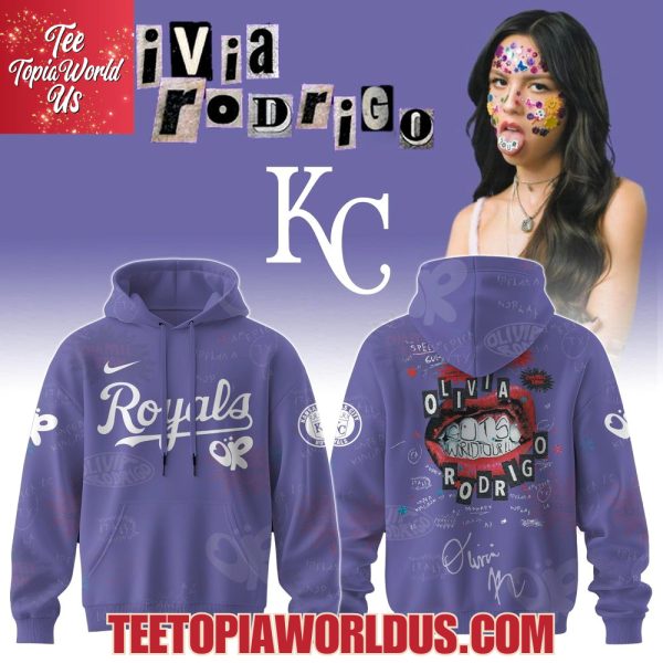 Kansas City Royals x Olivia Rodrigo GUTS World Tour 2025 Hoodie