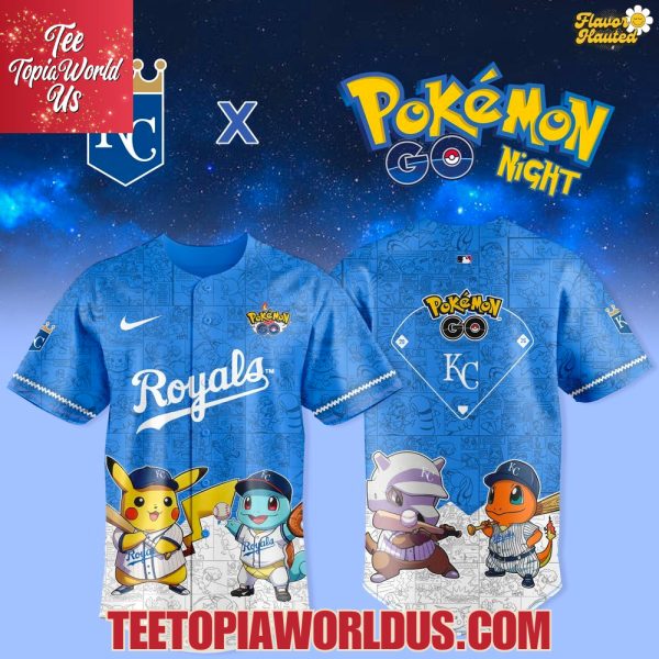 Kansas City Royals x Pokémon GO Night Jersey