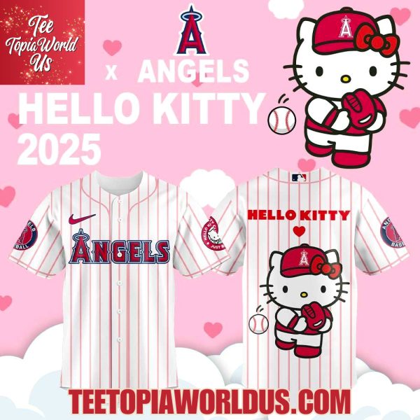 Los Angeles Angels x Hello Kitty 2025 Baseball Jersey