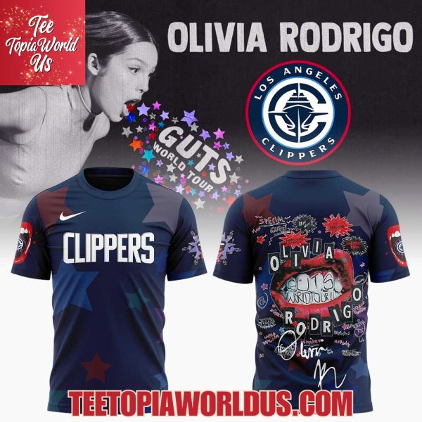Los Angeles Clippers x Olivia Rodrigo GUTS World Tour 2025 T-Shirt, Hoodie