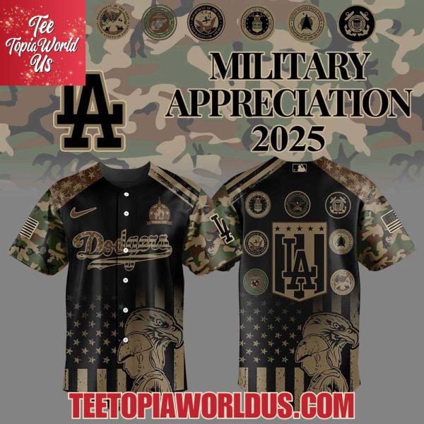 Los Angeles Dodgers Celebrating Military Appreciation 2025 Jersey