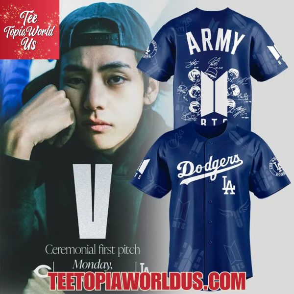 Los Angeles Dodgers x BTS Army Jersey