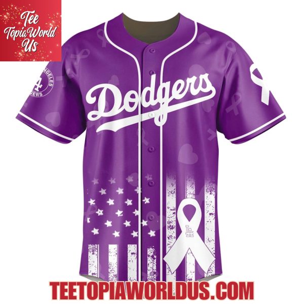 Los Angeles Dodgers x Domestic Violence Awareness Month 2025 Jersey