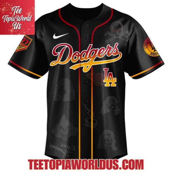 Los Angeles Dodgers x KISS Army 50th Anniversary Jersey