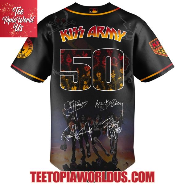 Los Angeles Dodgers x KISS Army 50th Anniversary Jersey