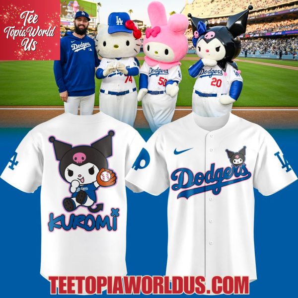 Los Angeles Dodgers x Kuromi 2025 Baseball Jersey