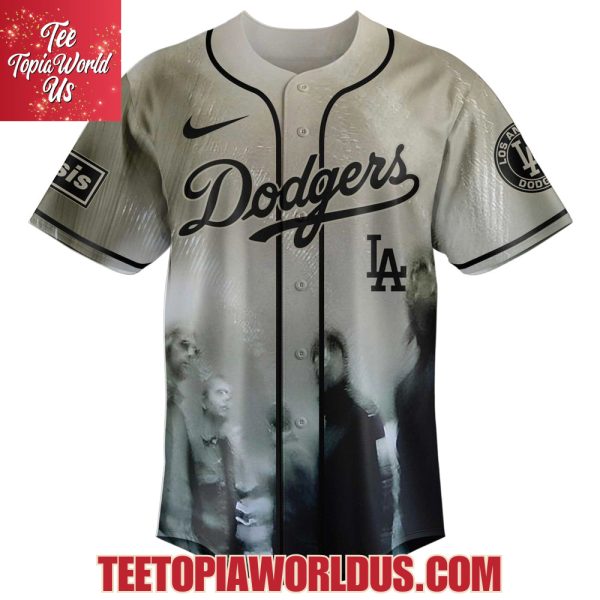 Los Angeles Dodgers x Oasis Reunion Tour ’25 Baseball Jersey