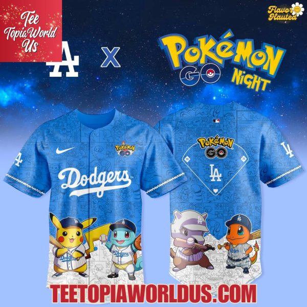 Los Angeles Angels x Pokémon GO Night Jersey