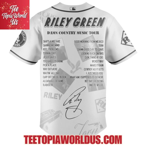 Los Angeles Dodgers x Riley Green Damn Country Music Tour 2025 Jersey
