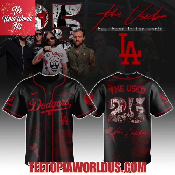 Los Angeles Dodgers x The Used Best Band In The World Jersey