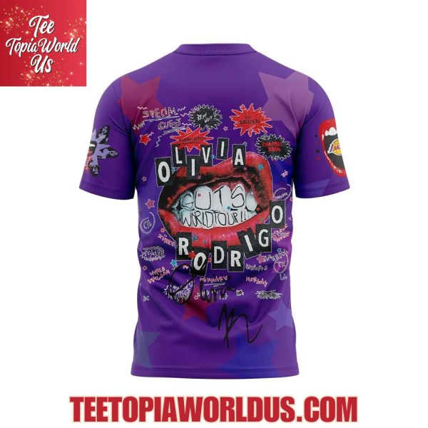 Los Angeles Lakers x Olivia Rodrigo GUTS World Tour 2025 T-Shirt, Hoodie