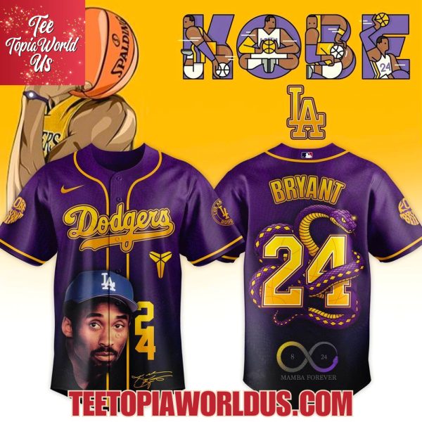 Mamba Forever x Los Angeles Dodgers 24 Tribute Jersey
