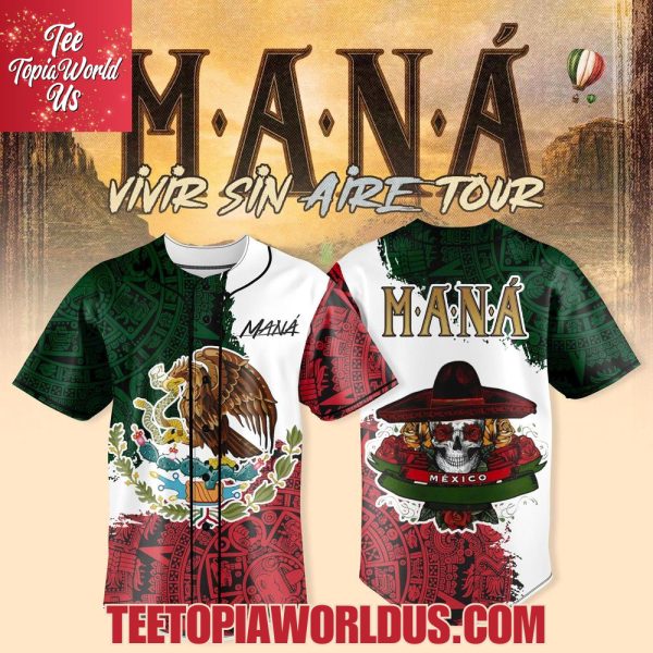MANÁ Vivir Sin Aire Tour 2025 Jersey