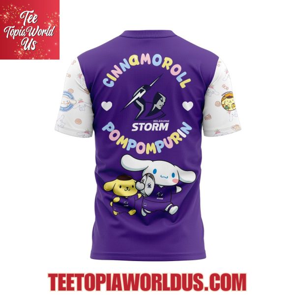 Melbourne Storm Cinnamoroll and Pompompurin T-Shirt, Hoodie