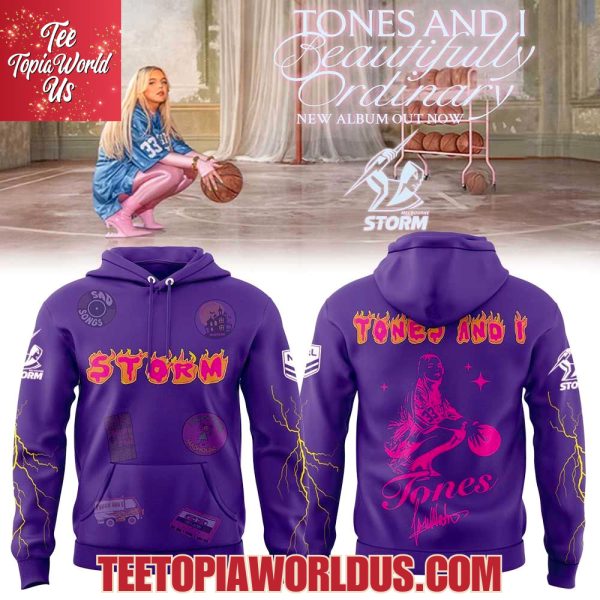 Melbourne Storm x Tones and I Beautifully Ordinary Tour T-Shirt, Hoodie