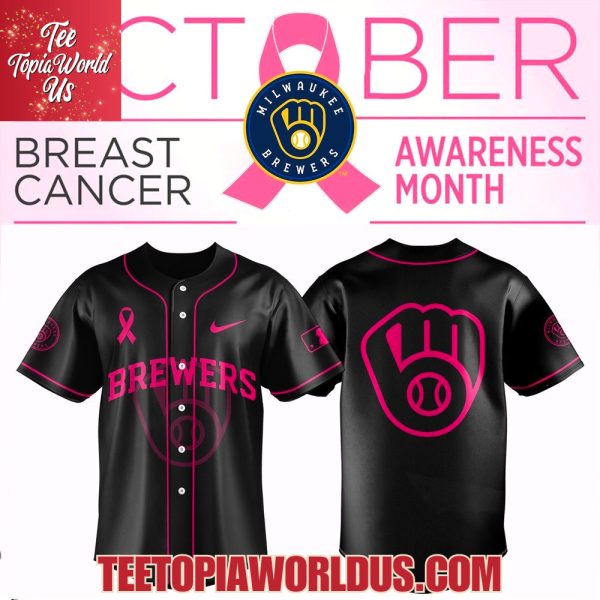Milwaukee Brewers x Breast Cancer Awareness Month Jersey