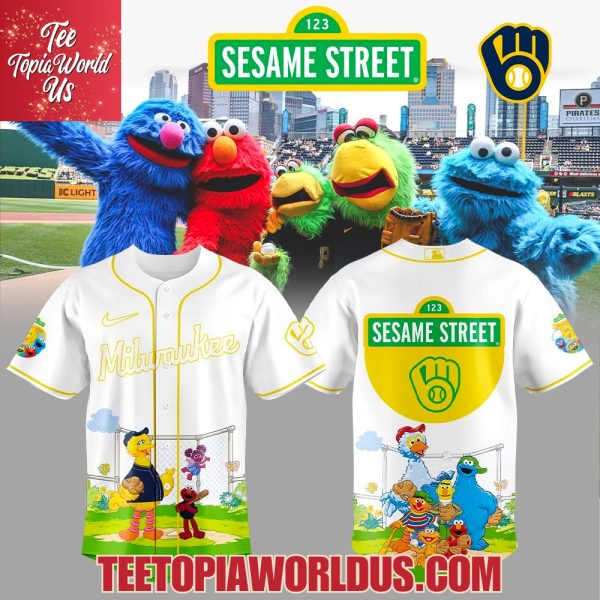 Milwaukee Brewers x Sesame Street Night Jersey
