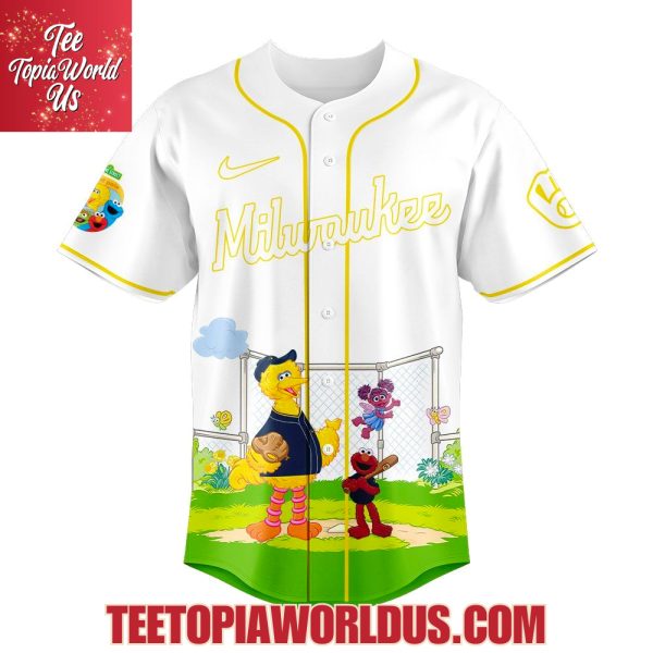 Milwaukee Brewers x Sesame Street Night Jersey